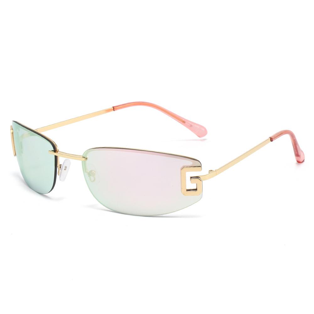 Stylish Fashion Sunglasses Women Brand Designer G Rimless Sun Shades Ins Blogger Cool Uv400 Sun Shades
Stylish Fashion Sunglasses Women Brand Designer G Rimless Sun Shades Ins Blogger Cool Uv400 Sun Shades