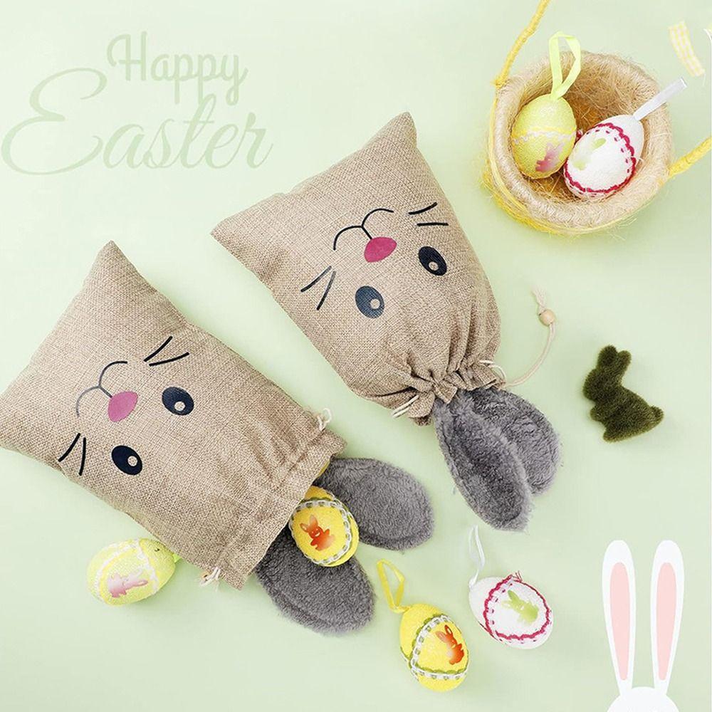 3pcs Burlap Easter Bunny Ears Bags Cute Gift Packaging Bags Holiday Wedding Birthday 3pcs
3pcs Burlap Easter Bunny Ears Bags Cute Gift Packaging Bags Holiday Wedding Birthday 3pcs