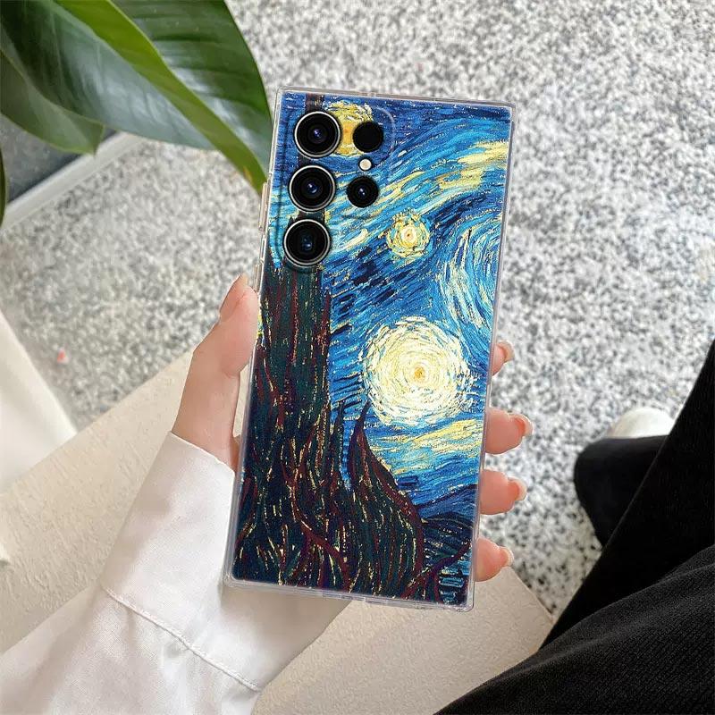 Van Gogh Almond Blossoms Sunflower Starry Phone Case For Samsung Galaxy S25 S24 S23 S21 Ultra S20 FE S22 Plus A55 5G Clear Cover Galaxy A56 5G
Van Gogh Almond Blossoms Sunflower Starry Phone Case For Samsung Galaxy S25 S24 S23 S21 Ultra S20 FE S22 Plus A55 5G Clear Cover Galaxy A56 5G
