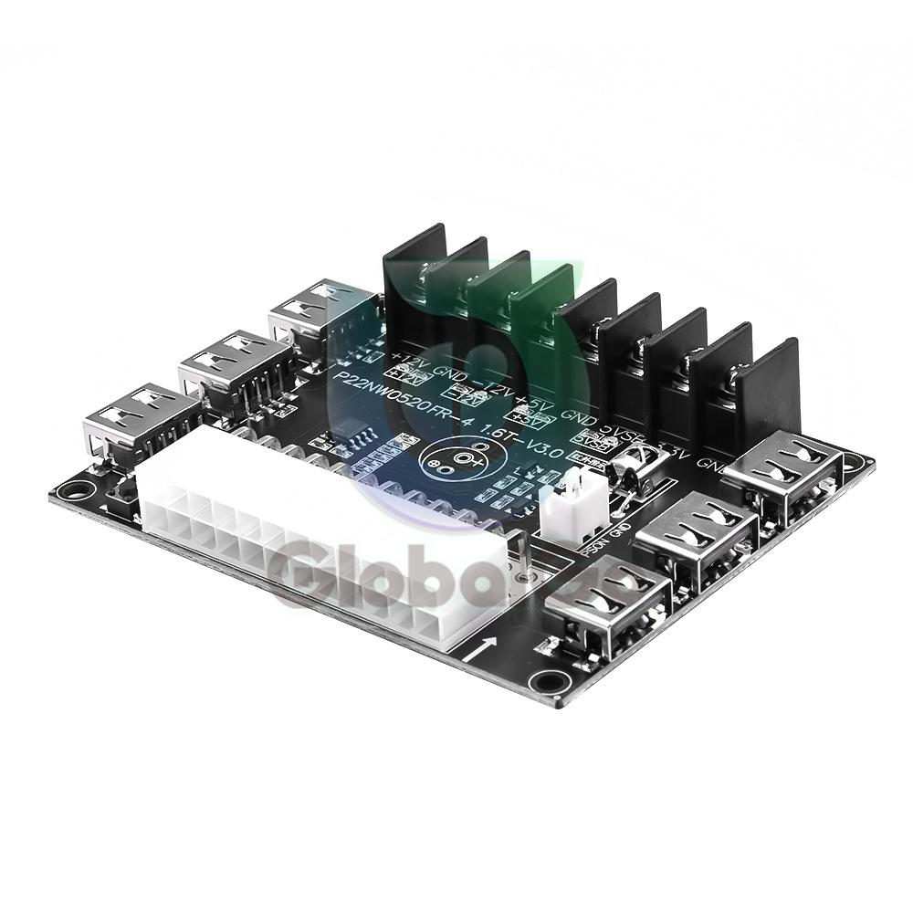 20/24 Pins ATX Power Supply Breakout Board Module Adapter Connector Support +12V/-12v/+5V/5VSB/+3.3V With Infrared Function
20/24 Pins ATX Power Supply Breakout Board Module Adapter Connector Support +12V/-12v/+5V/5VSB/+3.3V With Infrared Function