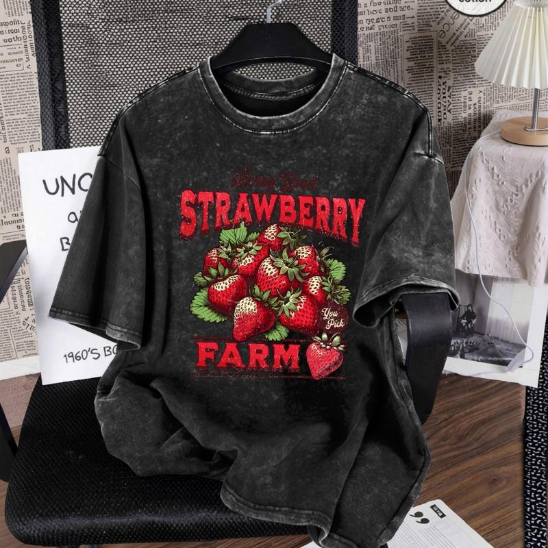 Farm Fresh Print Women Washed TShirt Summer ONeck T Shirt Cotton Loose Clothing Breathable Hip Hop Short Sleeves S
Farm Fresh Print Women Washed TShirt Summer ONeck T Shirt Cotton Loose Clothing Breathable Hip Hop Short Sleeves S