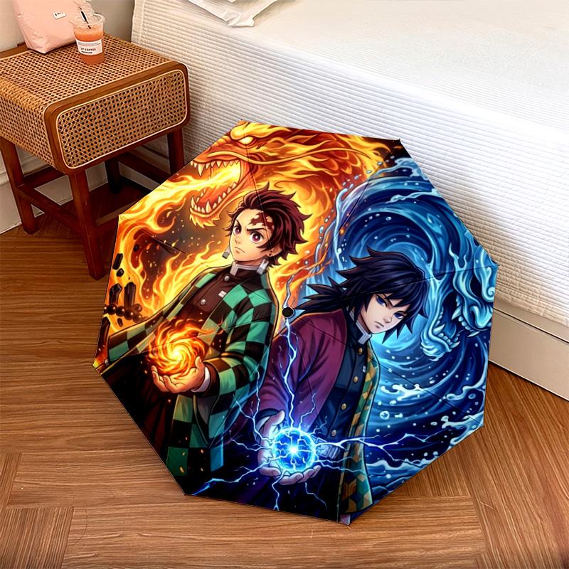 1PC Automatic Folding Umbrella Demon Slayer Tanjiro Pattern 8 Ribs Portable Foldable Travel Umbrella Christmas Birthday Gift разноцветный
1PC Automatic Folding Umbrella Demon Slayer Tanjiro Pattern 8 Ribs Portable Foldable Travel Umbrella Christmas Birthday Gift разноцветный