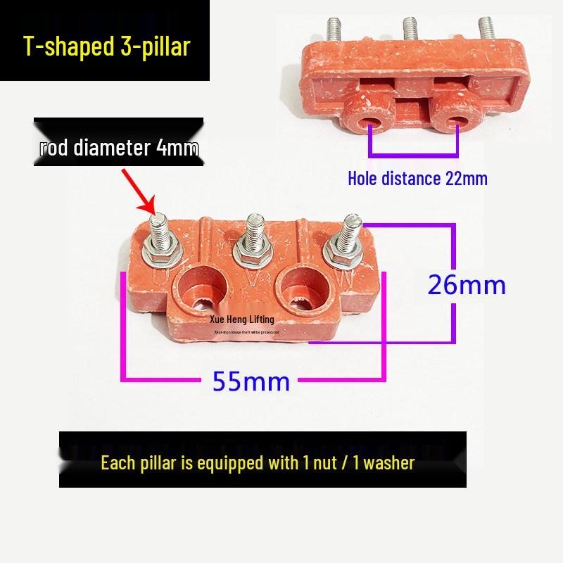 Tapered Motor Terminal Post ZDYM0.24581 Terminal Block Board
Tapered Motor Terminal Post ZDYM0.24581 Terminal Block Board