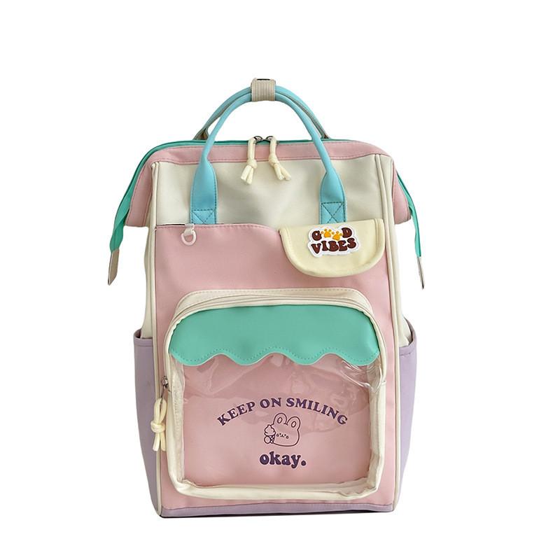 Korean Style Highend Student Backpack With Large Capacity And Air Cushion Straps For School Use розовый
Korean Style Highend Student Backpack With Large Capacity And Air Cushion Straps For School Use розовый