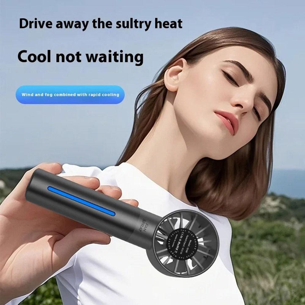 Rechargeable High-speed Spray Fan 5 Speed Adjustable Fast Cooling Fan Small Desktop Fan Household чорний
Rechargeable High-speed Spray Fan 5 Speed Adjustable Fast Cooling Fan Small Desktop Fan Household чорний