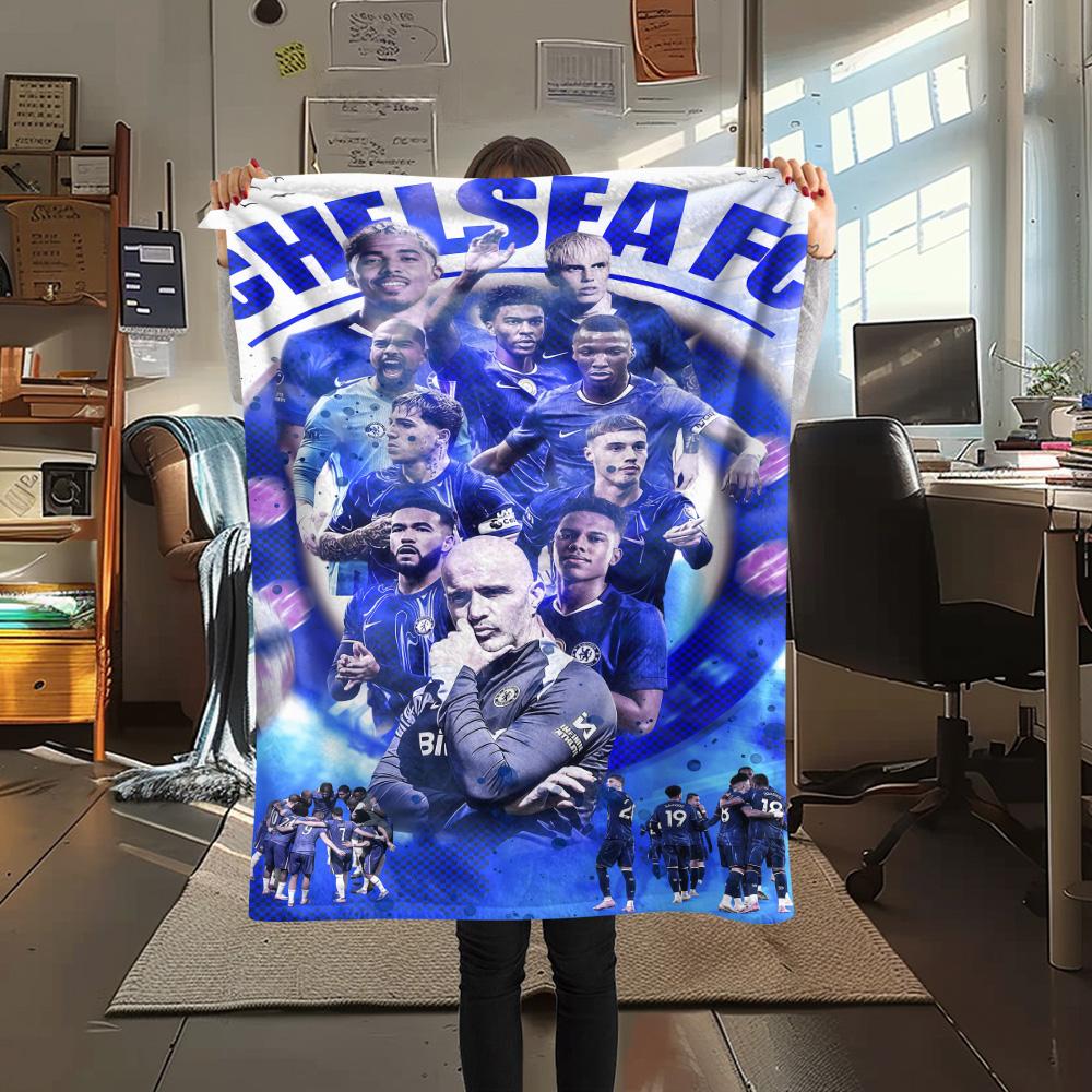 Chelsea FC football Print FlAannel Blanket, High quality Comfortable for All Seasons, Home Decor, Warmth and Comfort 80cm x 120cm
Chelsea FC football Print FlAannel Blanket, High quality Comfortable for All Seasons, Home Decor, Warmth and Comfort 80cm x 120cm