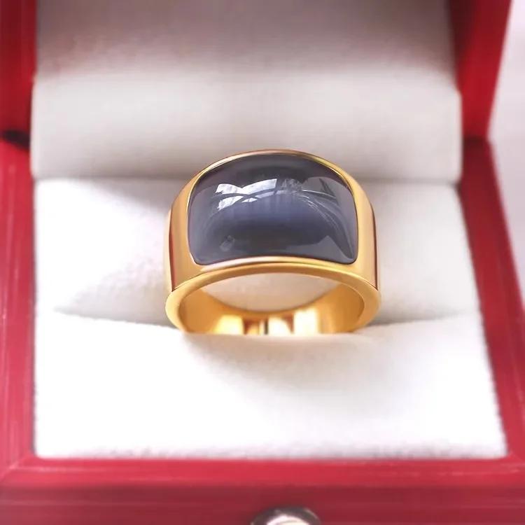 Simple Korean Style Rings for Men Women Black Cat Eye Stone Fashion Stainless Steel Wedding Band Jewelry Accessories Wholesale 12
Simple Korean Style Rings for Men Women Black Cat Eye Stone Fashion Stainless Steel Wedding Band Jewelry Accessories Wholesale 12