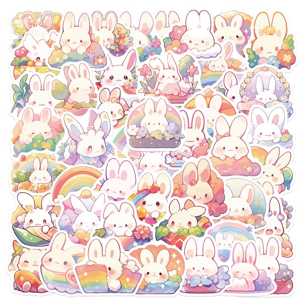 Rainbow Cute Bunny Stickers 50 Pack Pms125 Color Adhesive Decorations For Luggage Journals Phone Cases More And
Rainbow Cute Bunny Stickers 50 Pack Pms125 Color Adhesive Decorations For Luggage Journals Phone Cases More And