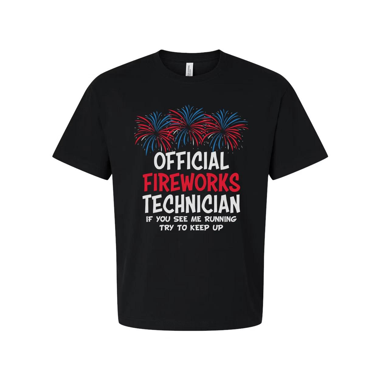 Official Fireworks Technician Graphic Unisex Tee L
Official Fireworks Technician Graphic Unisex Tee L