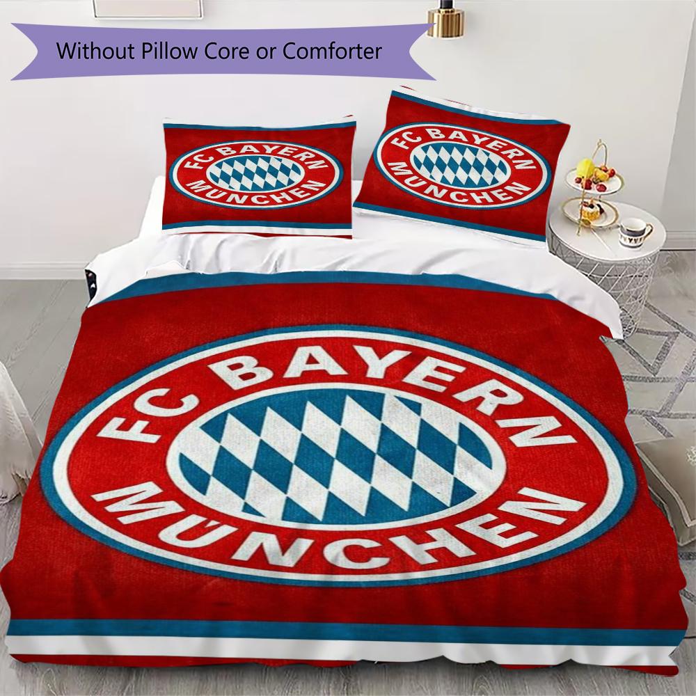 FC Bayern Munich Pattern Bedding uilt Set uilt Cover Pillowcase Home Decoration Birthday Gift (1 * duvet cover + 2 * pillowcase without core)45 135x200cm
FC Bayern Munich Pattern Bedding uilt Set uilt Cover Pillowcase Home Decoration Birthday Gift (1 * duvet cover + 2 * pillowcase without core)45 135x200cm
