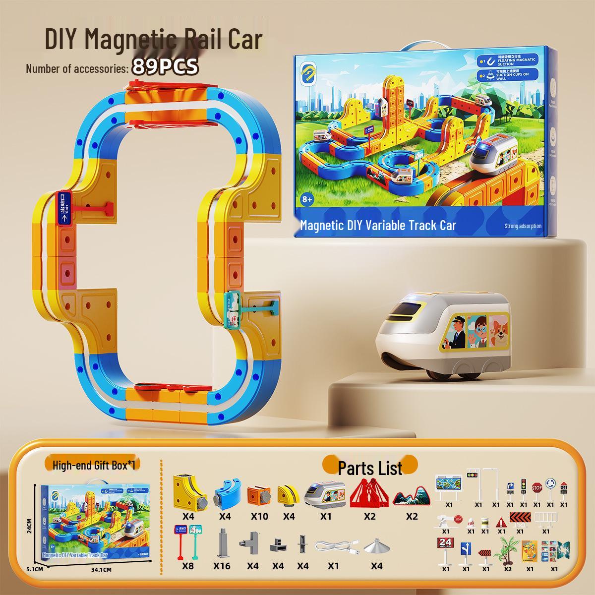 Magnetic DIY High-Speed Electric Train Cube: Educational Building Blocks for Children
Magnetic DIY High-Speed Electric Train Cube: Educational Building Blocks for Children