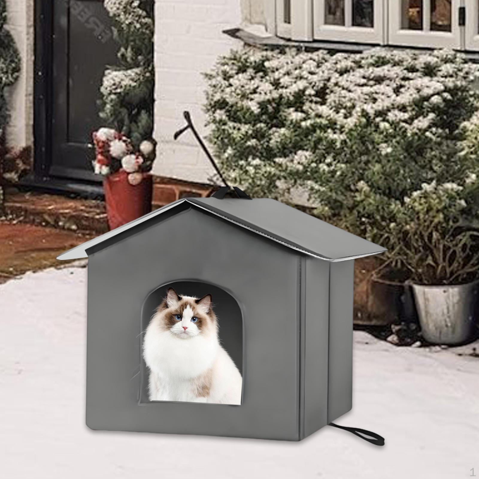 Дом Изолированный Уютный Ветрозащитный Зимний Теплый Летний Охлаждающий Пещера для Питомца Удобный для Сарайной Бездомной Кошки Gray M
Дом Изолированный Уютный Ветрозащитный Зимний Теплый Летний Охлаждающий Пещера для Питомца Удобный для Сарайной Бездомной Кошки Gray M