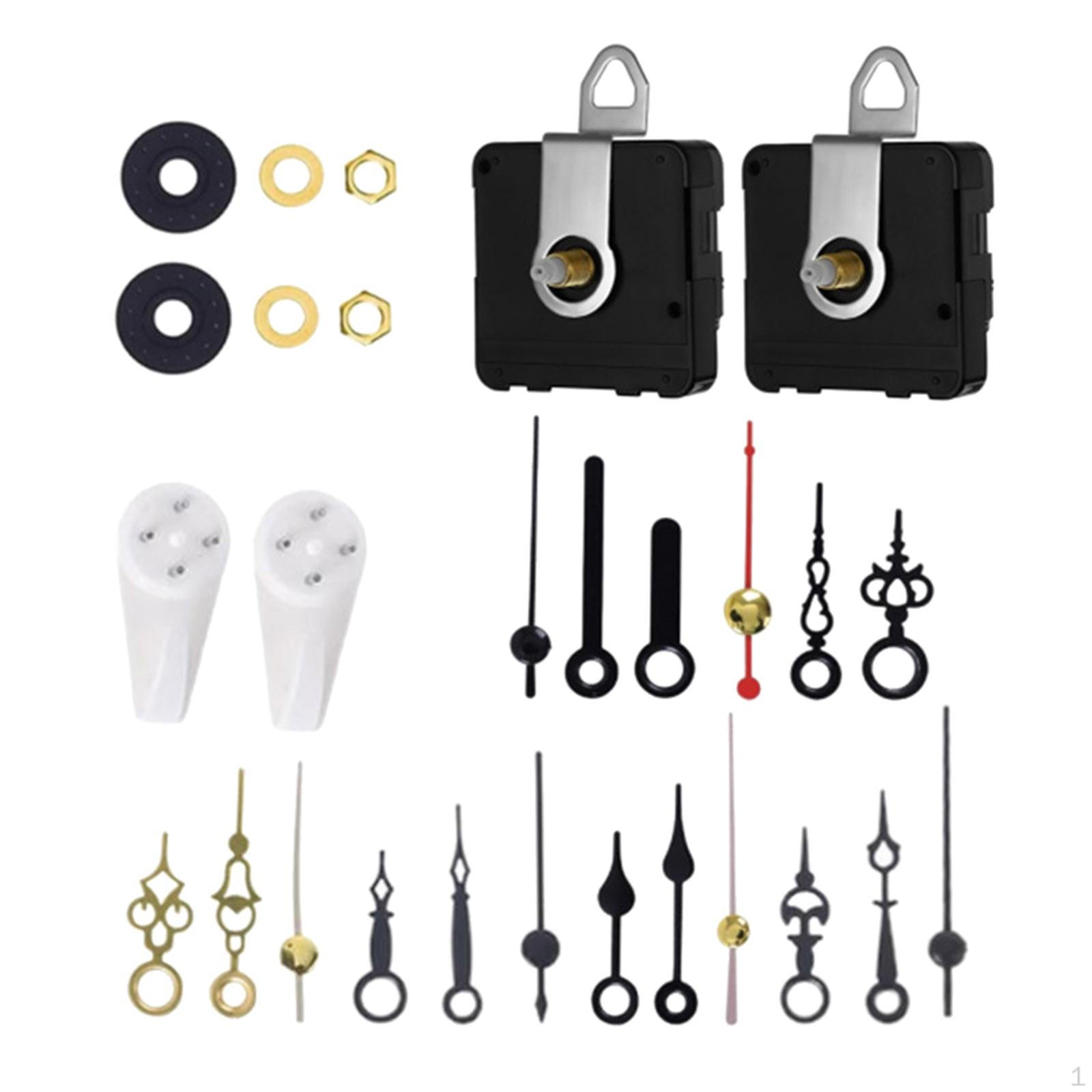 DIY Quartz Clock Movement Mechanism W/ 6 Sets Hands Motor Kit Replacement Repair Tool
DIY Quartz Clock Movement Mechanism W/ 6 Sets Hands Motor Kit Replacement Repair Tool