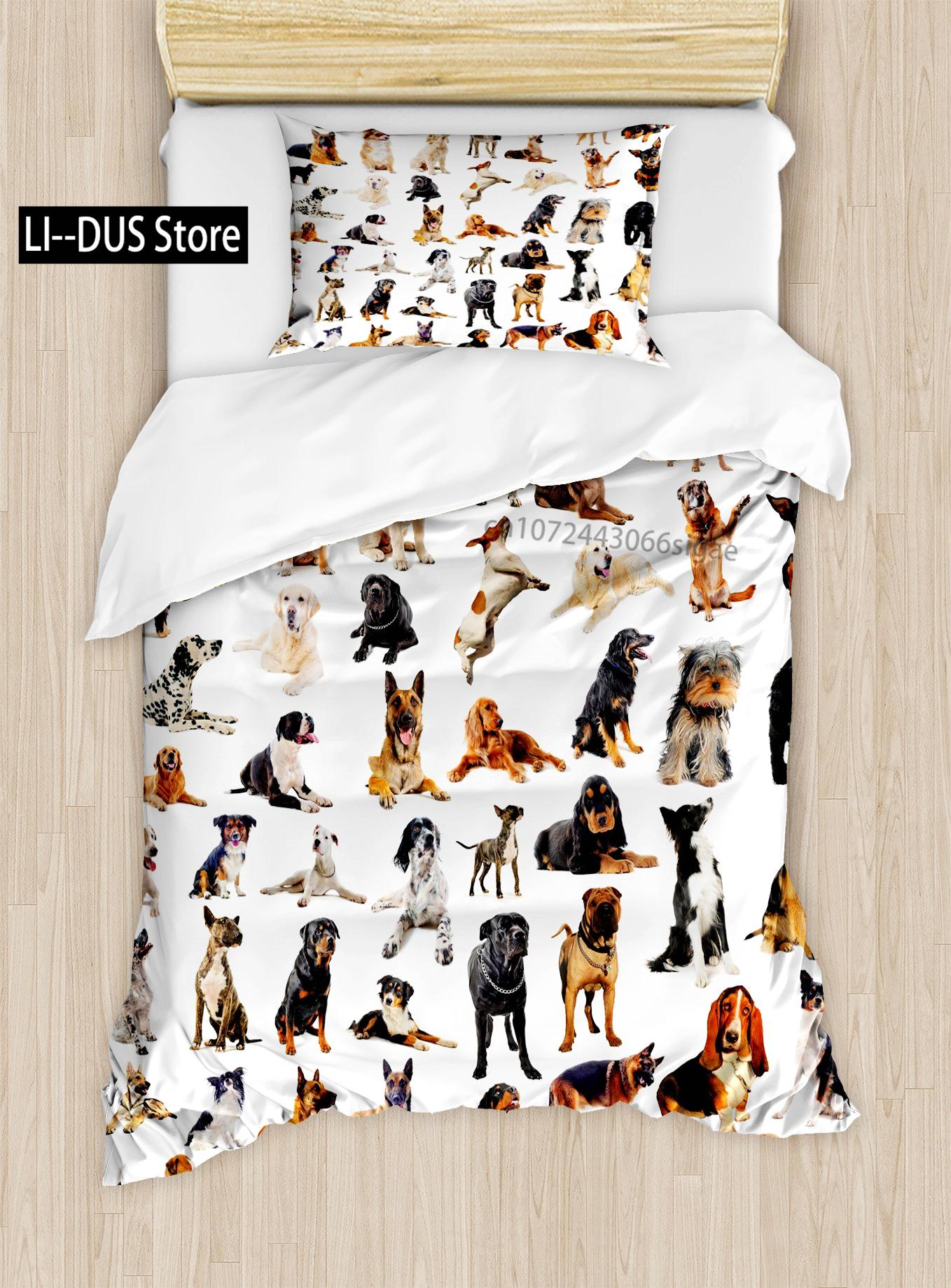 Black Dog Bedding Set Twin King Full Size Duvet Cover Set Cute Pug Dog Print Comforter Cover for Kids Teen Boys Soft Quilt Cover 135x200cm
Black Dog Bedding Set Twin King Full Size Duvet Cover Set Cute Pug Dog Print Comforter Cover for Kids Teen Boys Soft Quilt Cover 135x200cm