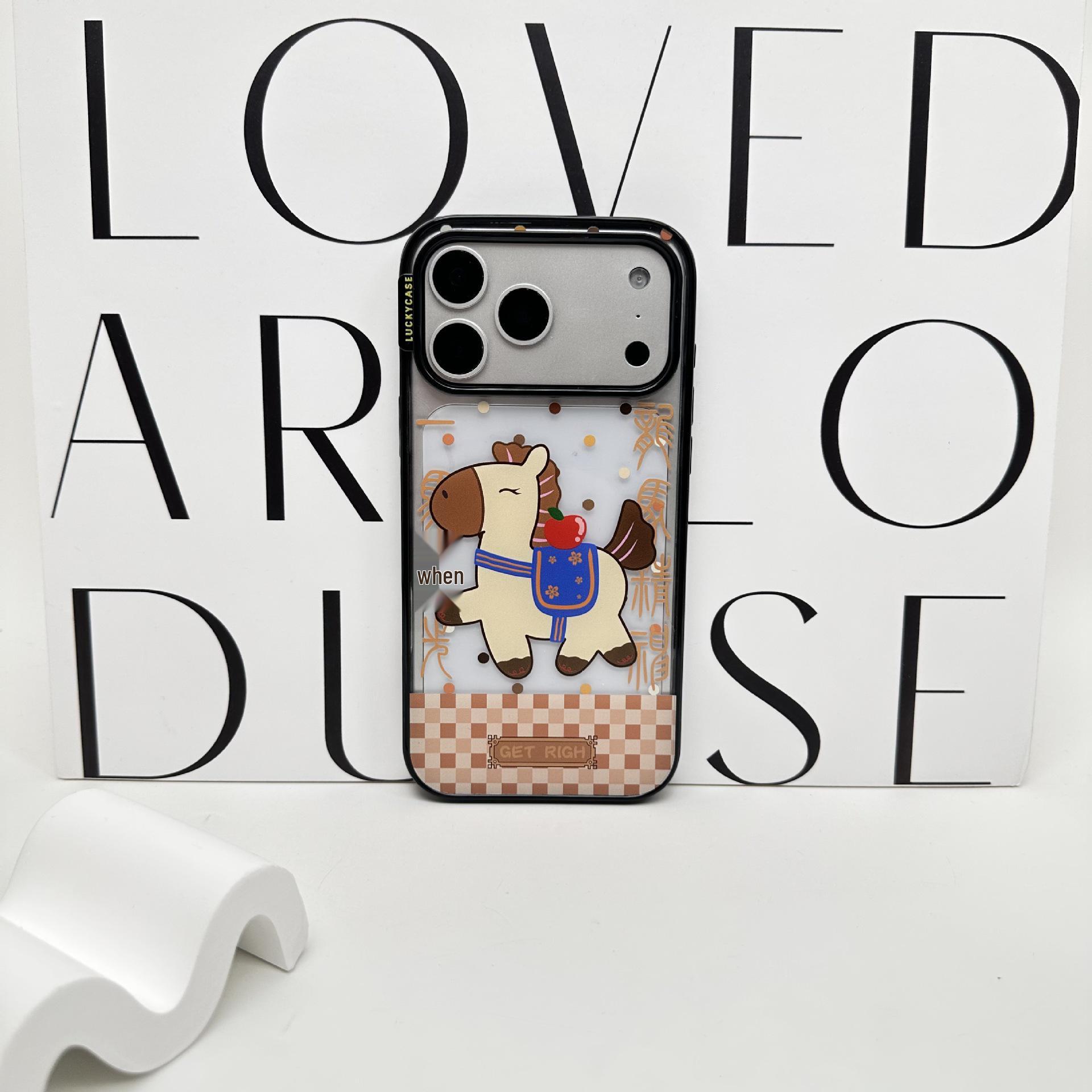 Trendy Energetic Cartoon Horse Case for iPhone 17 Pro Max & 16 Pro - Anti-Fall New Year Edition iPhone 15 Pro Max
Trendy Energetic Cartoon Horse Case for iPhone 17 Pro Max & 16 Pro - Anti-Fall New Year Edition iPhone 15 Pro Max