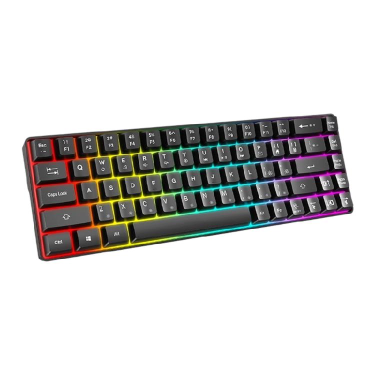 Compactly Mechanical Keyboard 68Keys Wire Keyboard with LED Backlighting and Durability Build Quality High Performances
Compactly Mechanical Keyboard 68Keys Wire Keyboard with LED Backlighting and Durability Build Quality High Performances