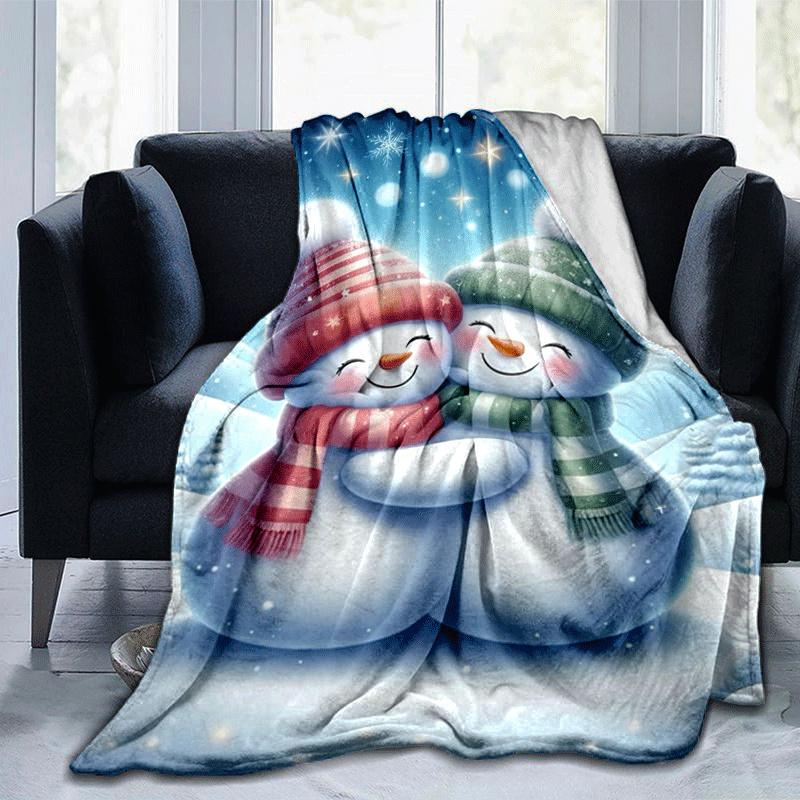 1pc Snowman Printing Lightweight Flannel Blanket, Comfortable and Warm Blanket, for Camping Sofa Bed and Couch Office, Gift 100x150cm
1pc Snowman Printing Lightweight Flannel Blanket, Comfortable and Warm Blanket, for Camping Sofa Bed and Couch Office, Gift 100x150cm
