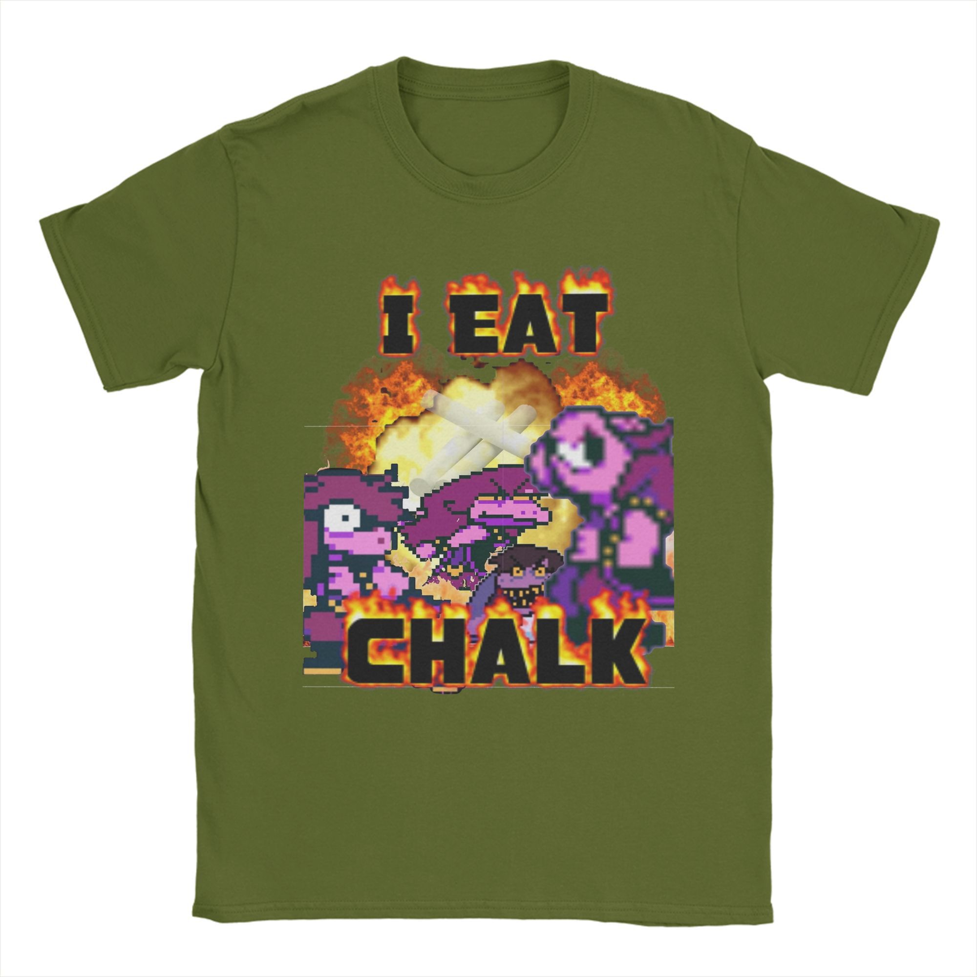 Men Women I Dat Chalk Susie Deltarune T Shirt Pure Cotton Graphic T-Shirt Top Clothing 4XL
Men Women I Dat Chalk Susie Deltarune T Shirt Pure Cotton Graphic T-Shirt Top Clothing 4XL