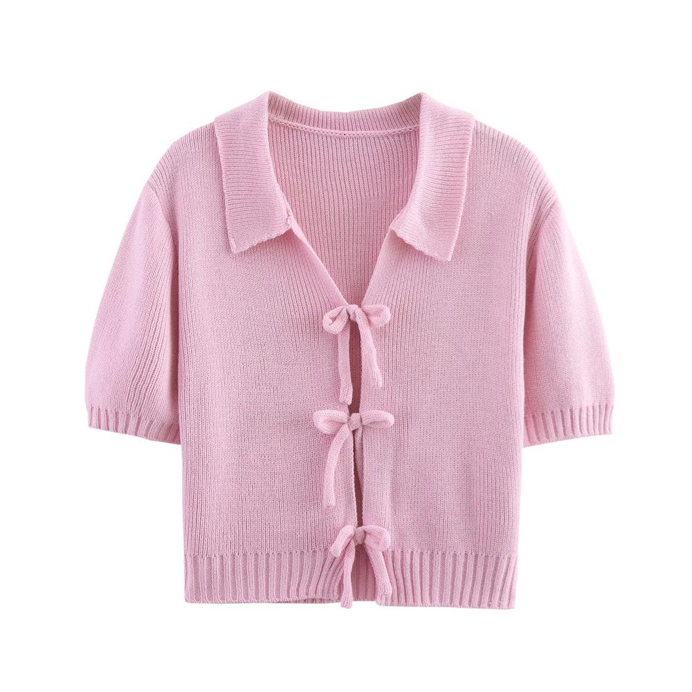 2025 Spring/Summer Women s Slim Fit Sweet Knit Cardigan with Bow Pin Large розовый
2025 Spring/Summer Women s Slim Fit Sweet Knit Cardigan with Bow Pin Large розовый