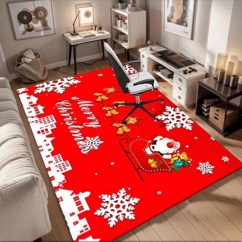 Christmas Greeting Card with Santa Claus and ReindeerOffice Mat Perfect for Home Decor Office Desk Chair Rugs Chair Carpet for office Polyes 60cm by 90cm
Christmas Greeting Card with Santa Claus and ReindeerOffice Mat Perfect for Home Decor Office Desk Chair Rugs Chair Carpet for office Polyes 60cm by 90cm
