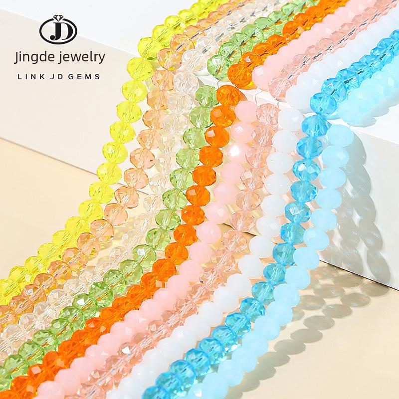 Jingde Multicolor Crystal & Jade Glass Beads for DIY Jewelry Accessories 4mm, about 110 pieces світло-синій колір
Jingde Multicolor Crystal & Jade Glass Beads for DIY Jewelry Accessories 4mm, about 110 pieces світло-синій колір