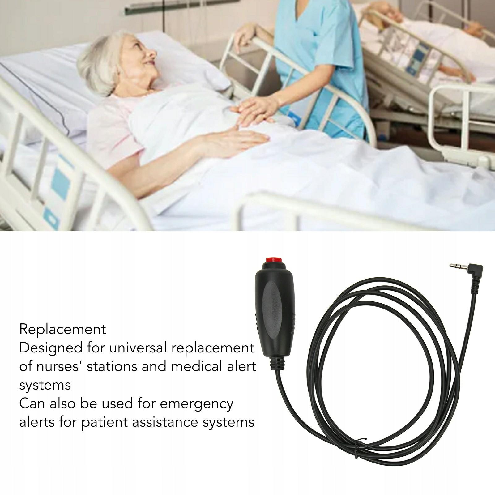 Nurse Call Button Waterproof Patient Emergency Alert System for Hospital/Nursing/Home Black 2m/3.5mm
Nurse Call Button Waterproof Patient Emergency Alert System for Hospital/Nursing/Home Black 2m/3.5mm