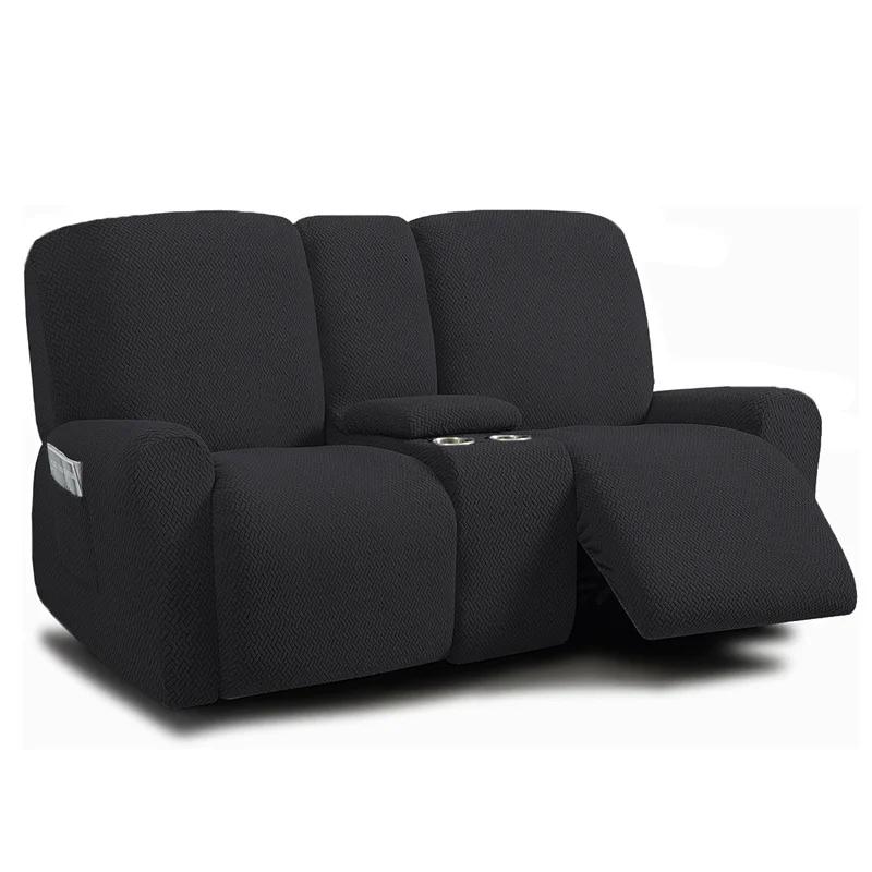 2 Seater Recliner Sofa Covers with Console Cover Jacquard Stretch Reclining Chair Cover Protector Washable for Living Room
2 Seater Recliner Sofa Covers with Console Cover Jacquard Stretch Reclining Chair Cover Protector Washable for Living Room