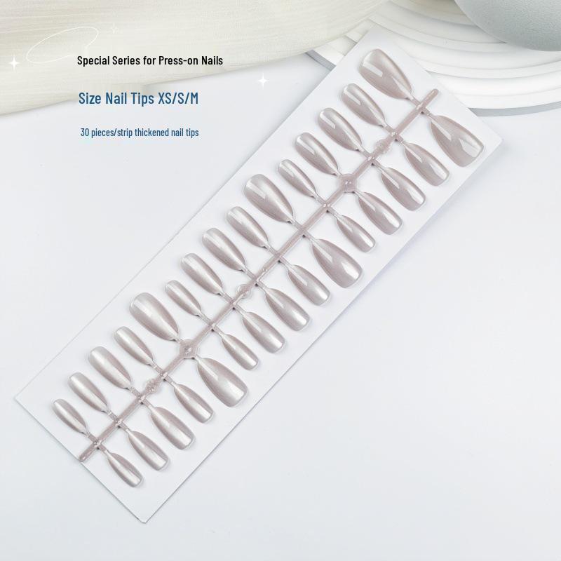 Solid Cat Eye Almond Press-On Nails - High-End Skin-Brightening, Crystal Shiny Removable Tips
Solid Cat Eye Almond Press-On Nails - High-End Skin-Brightening, Crystal Shiny Removable Tips