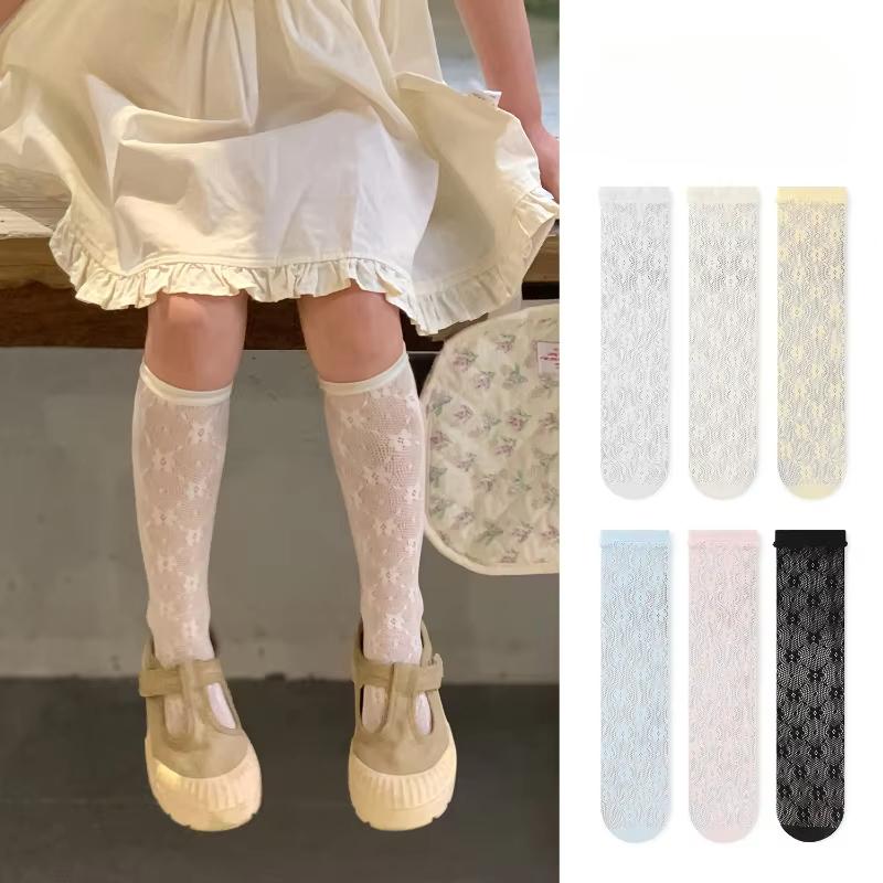 1 Pair Summer Mesh Socks for Kids Girl Solid Color Fashion Floral Children s Calf Sock Thin Breathable Elastic School Sock
1 Pair Summer Mesh Socks for Kids Girl Solid Color Fashion Floral Children s Calf Sock Thin Breathable Elastic School Sock