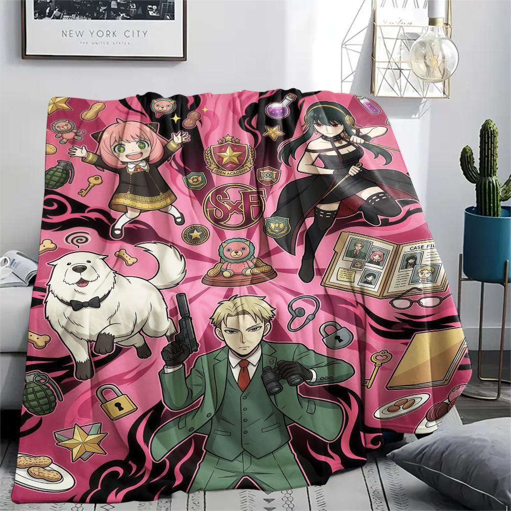 Spy x Family Chibi & Symbolic pattern Flannel Blanket, Comfortable for All Seasons, Home Decor, Warmth and Comfort, Perfect for Gifts. 80cm x 120cm
Spy x Family Chibi & Symbolic pattern Flannel Blanket, Comfortable for All Seasons, Home Decor, Warmth and Comfort, Perfect for Gifts. 80cm x 120cm