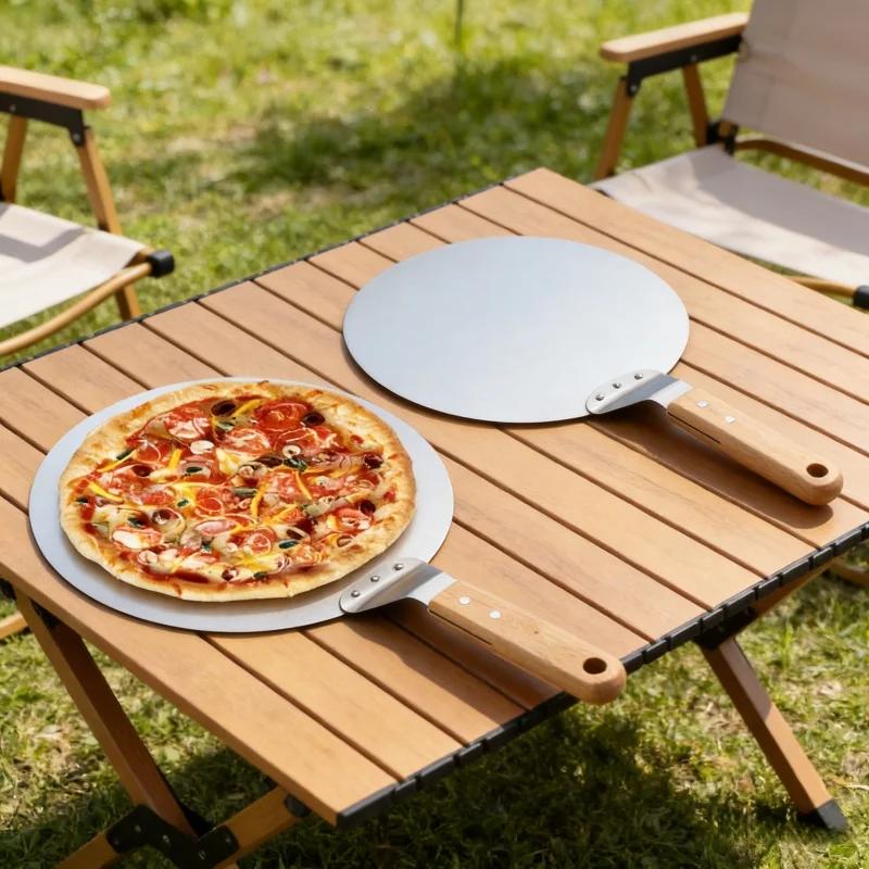 10/12 Inch Stainless Steel Pizza Spatula Wooden Handle Round Spatula Cake Spatula Household Kitchen Baking Tool Baking Utensil 10 світло-сірого кольору
10/12 Inch Stainless Steel Pizza Spatula Wooden Handle Round Spatula Cake Spatula Household Kitchen Baking Tool Baking Utensil 10 світло-сірого кольору