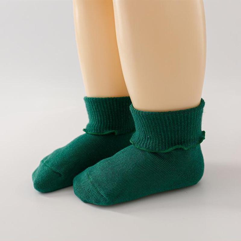 Бавовняні шкарпетки до середини гомілки з підвернутим краєм для дівчинки - Необмежуючі підлогові шкарпетки для весни та осені M 1-3 years, 11-14cm зелений
Бавовняні шкарпетки до середини гомілки з підвернутим краєм для дівчинки - Необмежуючі підлогові шкарпетки для весни та осені M 1-3 years, 11-14cm зелений