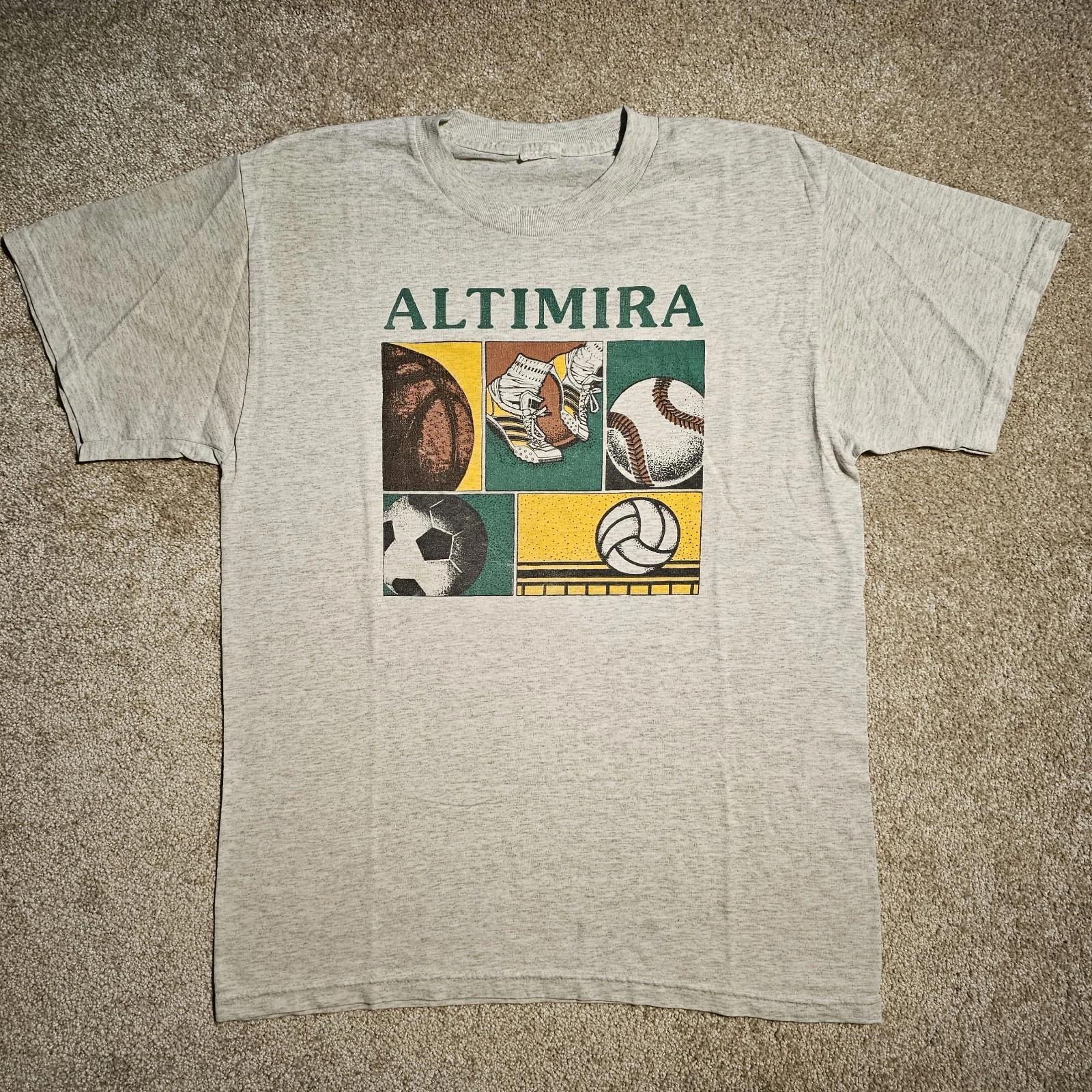 Vtg 90s Y2k Altimira School Sports Balls Mens M Graphic T-shirt Emo Indie Sleeze S
Vtg 90s Y2k Altimira School Sports Balls Mens M Graphic T-shirt Emo Indie Sleeze S