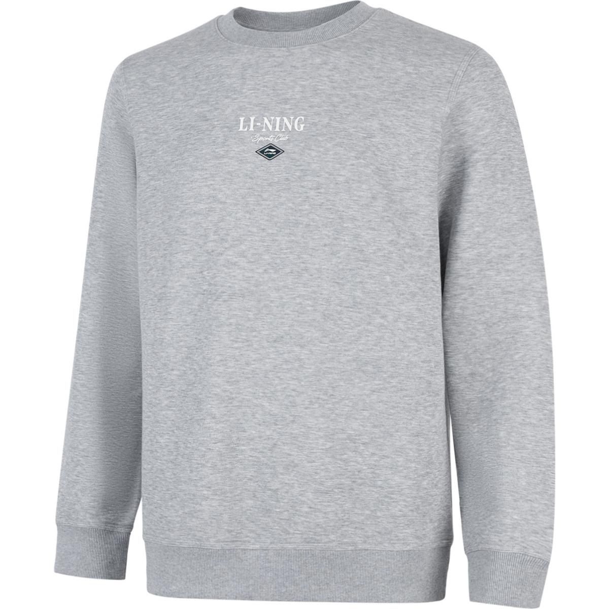 Li-Ning Comfortable Casual Simple Round Neck Pullover Sweatshirt Men Sweatshirt Gray AWDU711-2 XL
Li-Ning Comfortable Casual Simple Round Neck Pullover Sweatshirt Men Sweatshirt Gray AWDU711-2 XL