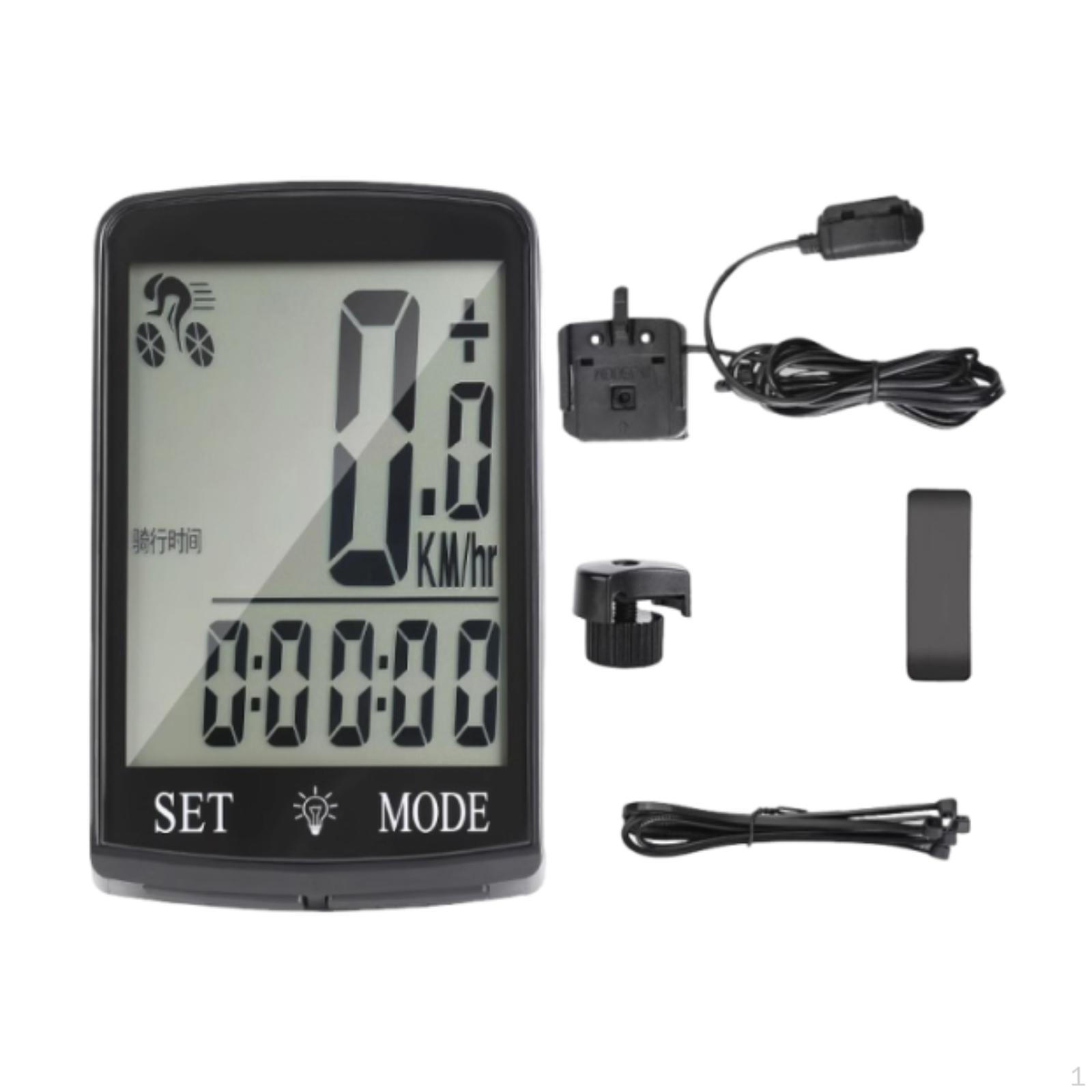 Bike Computer Bicycle Simple to Read Backlight Display Cycling Odometer Speedometer Wired
Bike Computer Bicycle Simple to Read Backlight Display Cycling Odometer Speedometer Wired