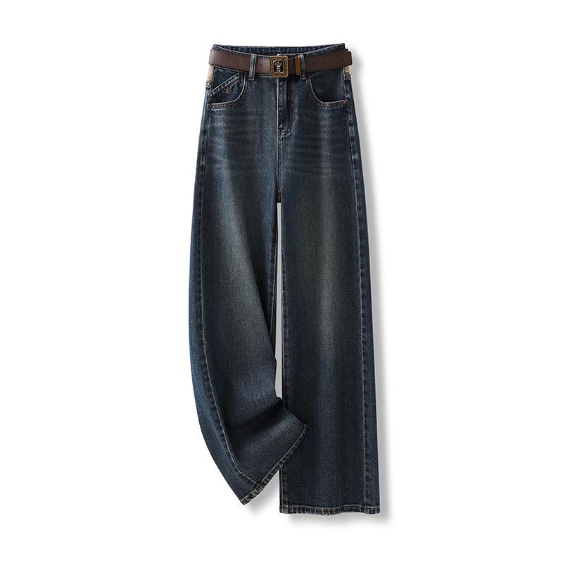 Women s High Waist Wide Leg Retro Jeans - Spring Casual, Loose, and Floor-Length. S (80-95 cm)
Women s High Waist Wide Leg Retro Jeans - Spring Casual, Loose, and Floor-Length. S (80-95 cm)