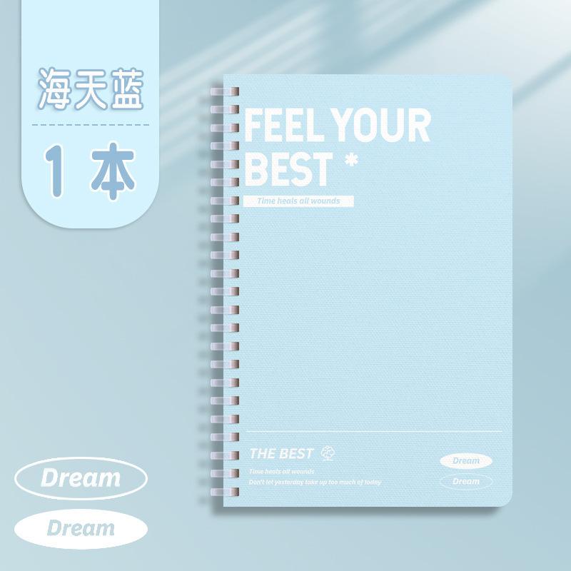 A5 B5 Thickened Spiral Notebooks Perforated Pages Loose-leaf Notebook for Students School Office Stationery Supplies (Blue,A5) синій
A5 B5 Thickened Spiral Notebooks Perforated Pages Loose-leaf Notebook for Students School Office Stationery Supplies (Blue,A5) синій