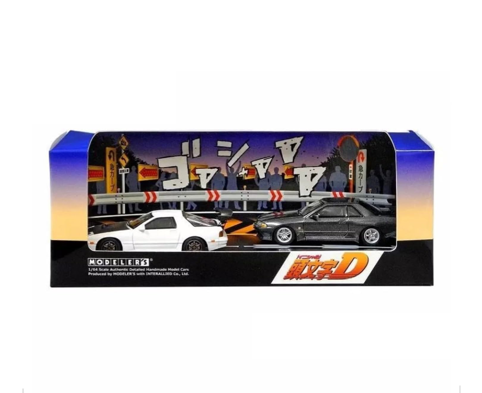INTERALLIED Initial D Set Ryosuke Takahashi Rin Hojo Skyline Completed Product MODELER S 1/64 Vol.2 RX-7 (FC3S) & GT-R (BNR32)
INTERALLIED Initial D Set Ryosuke Takahashi Rin Hojo Skyline Completed Product MODELER S 1/64 Vol.2 RX-7 (FC3S) & GT-R (BNR32)