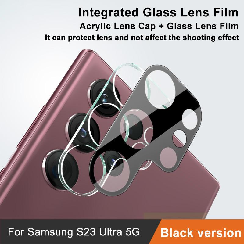 IMAK For Samsung Galaxy S23 Ultra Tempered Glass Lens Film+Acrylic Lens Cap Wear-Resistant Camera Lens Protector (Black Version) Type A
IMAK For Samsung Galaxy S23 Ultra Tempered Glass Lens Film+Acrylic Lens Cap Wear-Resistant Camera Lens Protector (Black Version) Type A
