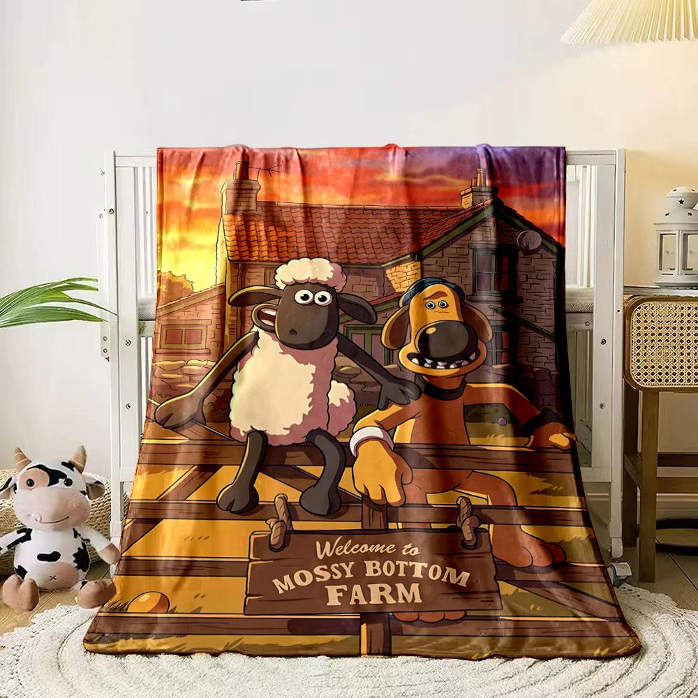 A sheep and a dog on a wooden fence at sunset near a rustic farmhouse. for all seasons blanket lunch break throw gift 80cm x 120cm
A sheep and a dog on a wooden fence at sunset near a rustic farmhouse. for all seasons blanket lunch break throw gift 80cm x 120cm
