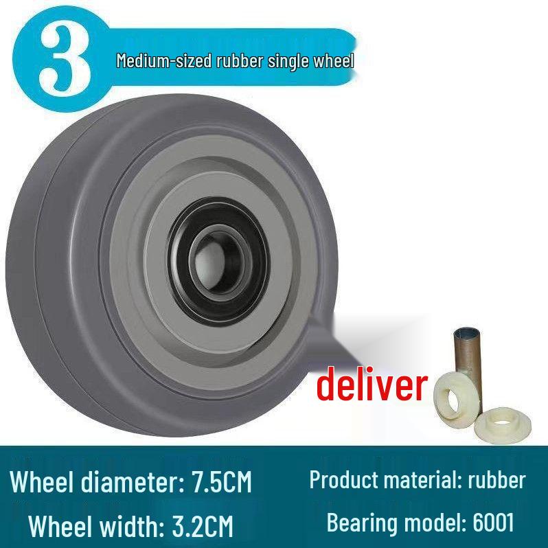 Бесшумные резиновые поворотные колеса с тормозом - 3 , 4 , 5 Прочные сверхмощные колеса для тележки-платформы
Бесшумные резиновые поворотные колеса с тормозом - 3 , 4 , 5 Прочные сверхмощные колеса для тележки-платформы