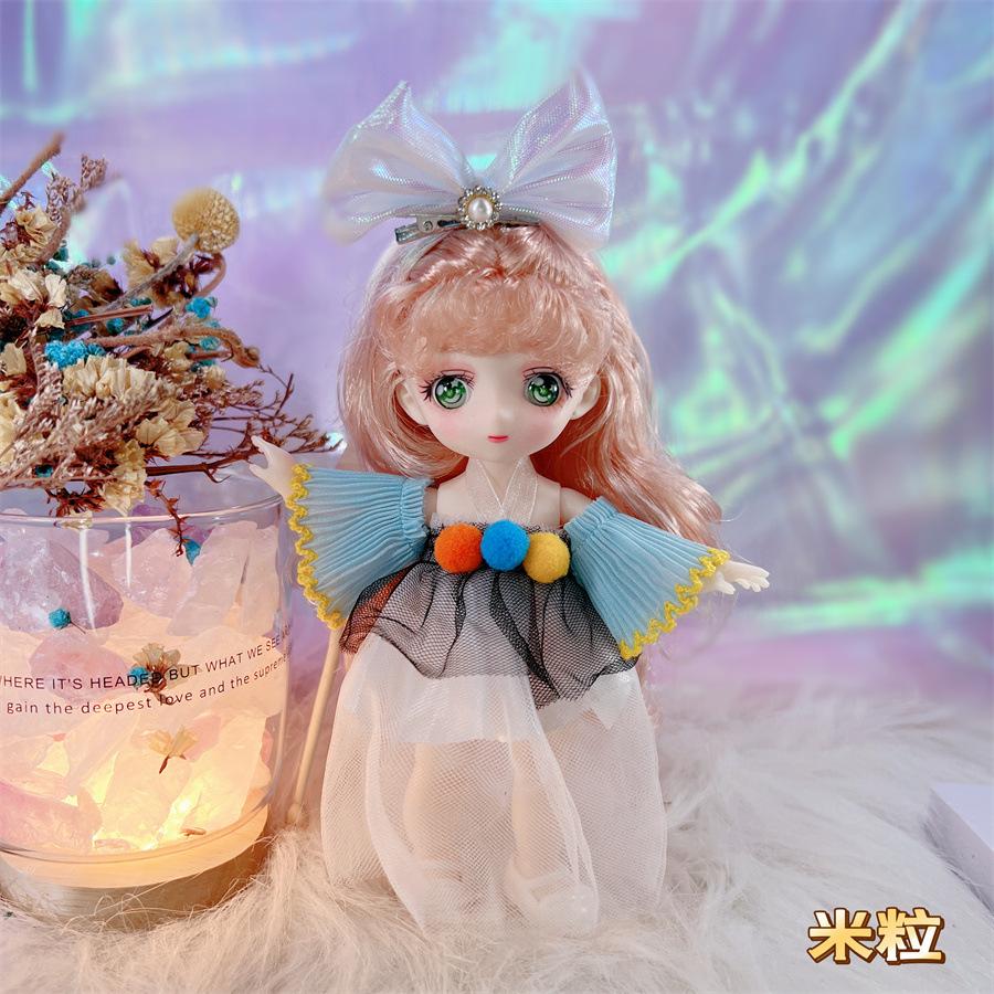 16cm 3D Comic Eyes Girl Princess BABI Doll Toys 1/8 BJD Joints Movable Pretty Clothes White Skin Kids Dress Up Toys Gifts 16cm
16cm 3D Comic Eyes Girl Princess BABI Doll Toys 1/8 BJD Joints Movable Pretty Clothes White Skin Kids Dress Up Toys Gifts 16cm