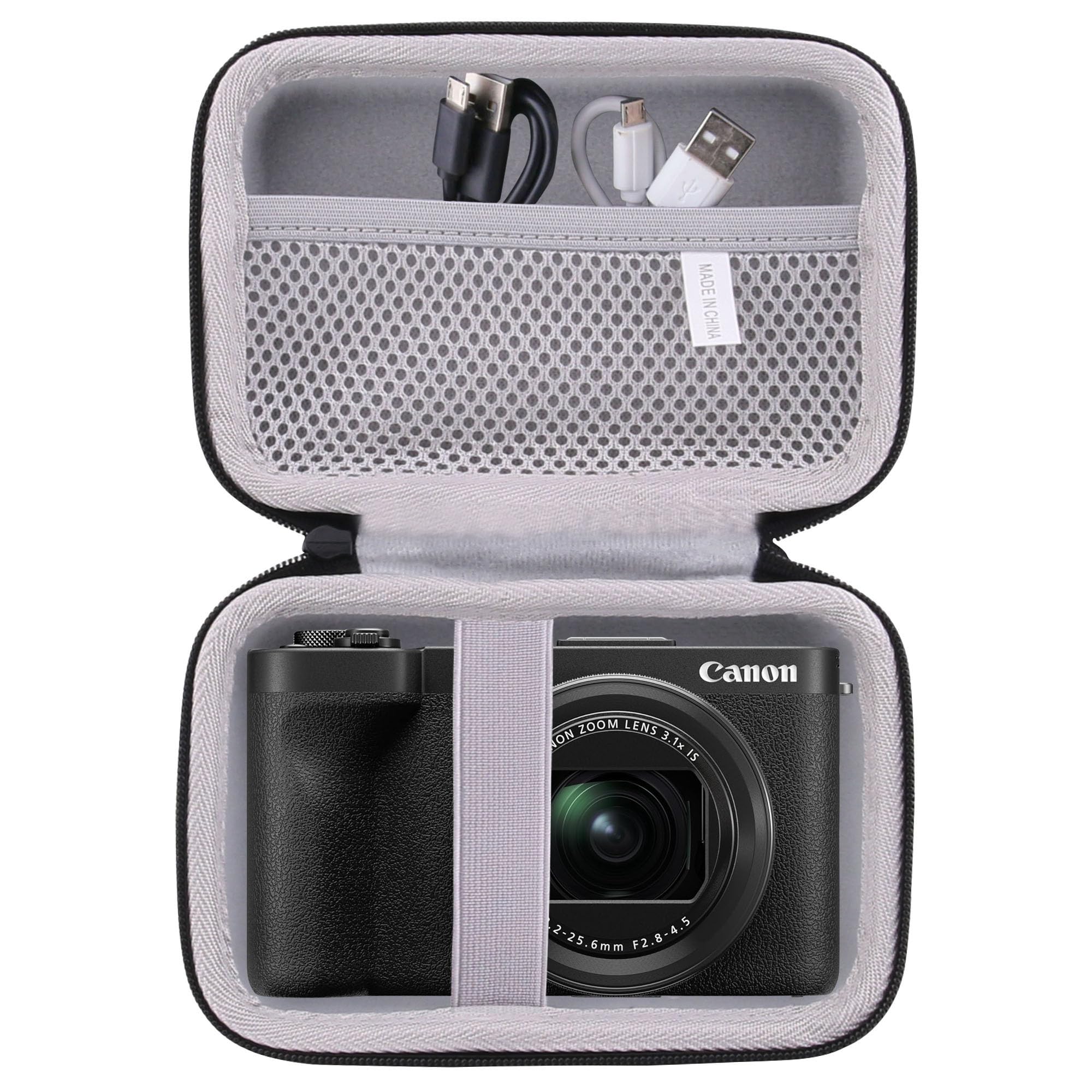 WAIYUJP Storage Case Compatible with Canon Vlog PowerShot V1 and PSV1 Compact Digital Protective Carrying and Storage Case Cameras, чорний
WAIYUJP Storage Case Compatible with Canon Vlog PowerShot V1 and PSV1 Compact Digital Protective Carrying and Storage Case Cameras, чорний