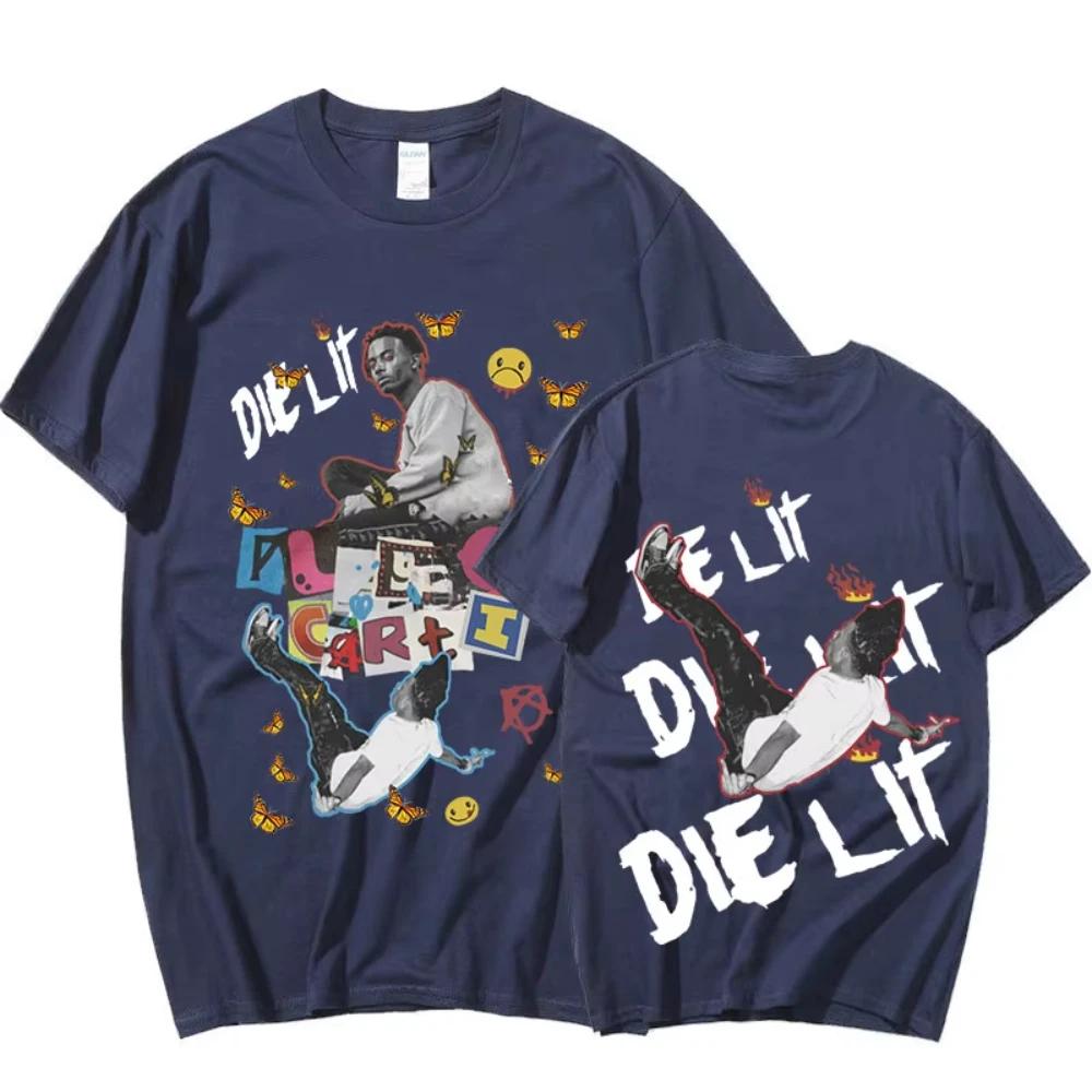 Rapper Playboi Carti T-shirt Graphic Music Album Die Lit Short Sleeve T-shirts Aesthetic Hip Hop Oversized T Shirts Streetwear XXXL
Rapper Playboi Carti T-shirt Graphic Music Album Die Lit Short Sleeve T-shirts Aesthetic Hip Hop Oversized T Shirts Streetwear XXXL
