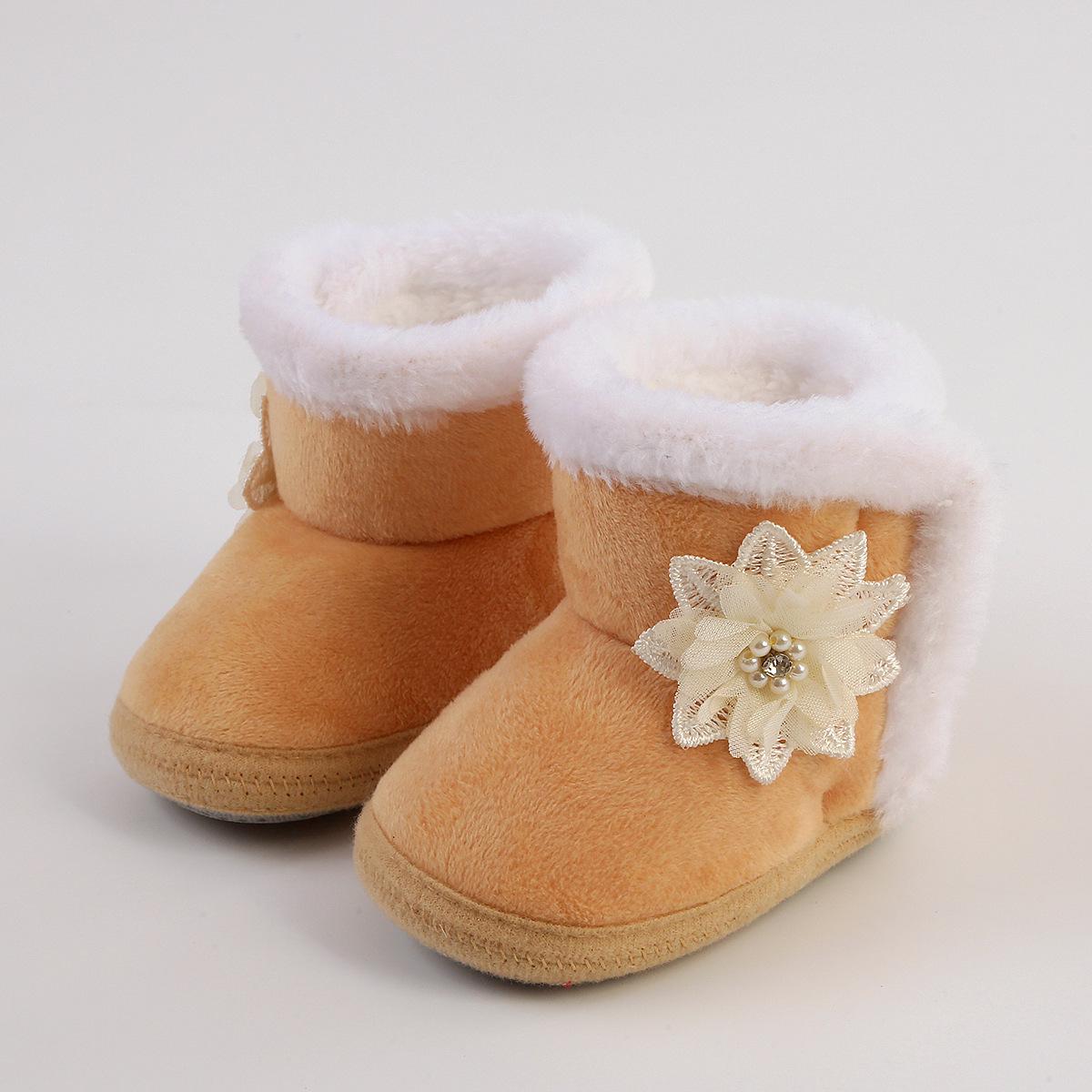 Toddler Yarn High-Top Winter Boots - Soft Sole Cotton Baby Shoes Size 12
Toddler Yarn High-Top Winter Boots - Soft Sole Cotton Baby Shoes Size 12