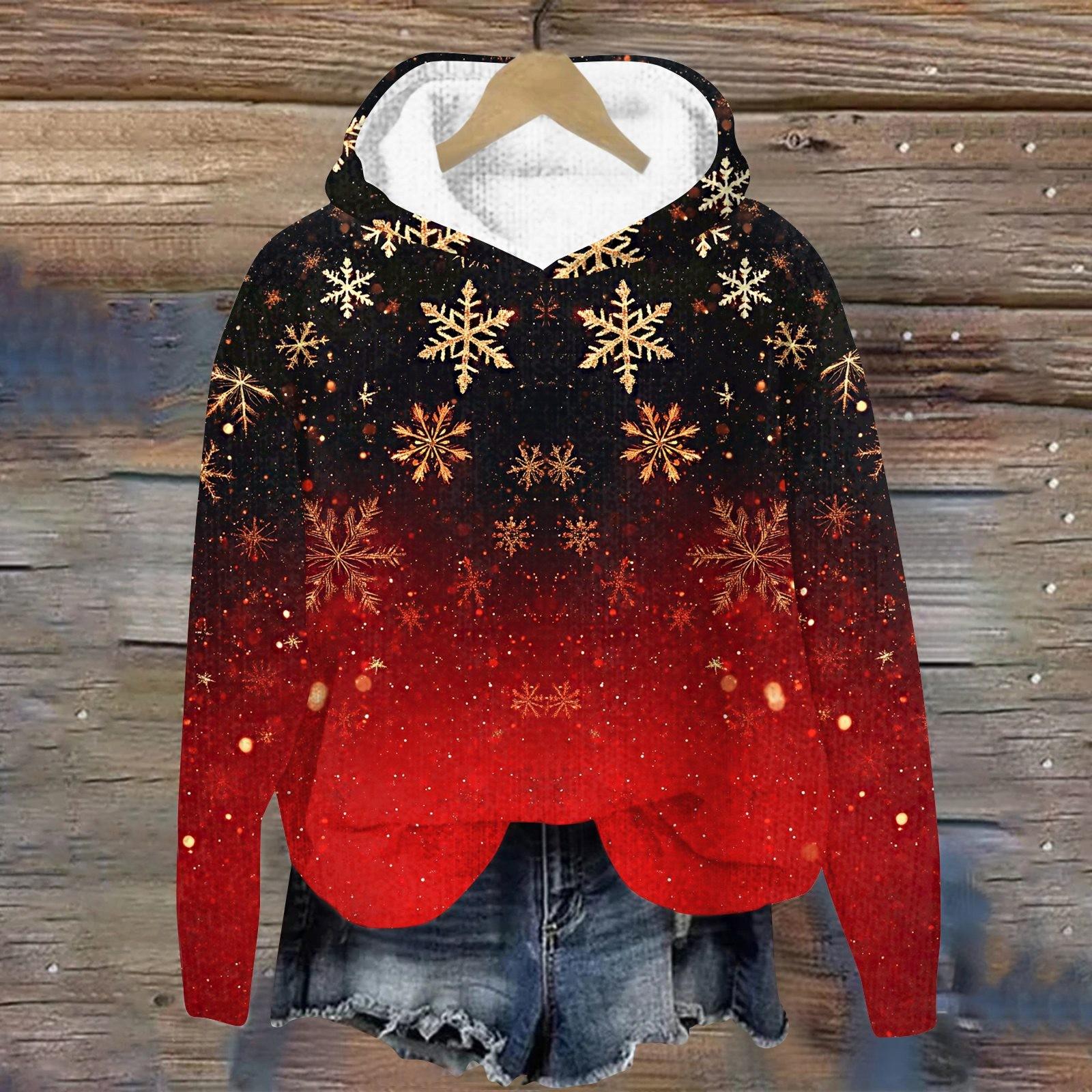 Женская мода повседневная вязанная кофта с длинным рукавом и рождественским принтом XL арбуз красный
Женская мода повседневная вязанная кофта с длинным рукавом и рождественским принтом XL арбуз красный