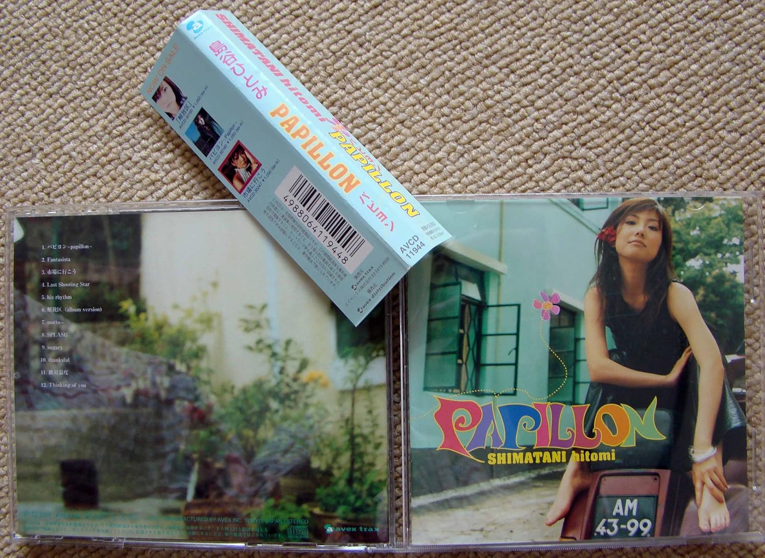 CD HITOMI SHIMATANI - PAPILLON AVCD11944PROMO Avex Trax 2001 Japan Obi Japanese Pop/Rock Used
CD HITOMI SHIMATANI - PAPILLON AVCD11944PROMO Avex Trax 2001 Japan Obi Japanese Pop/Rock Used