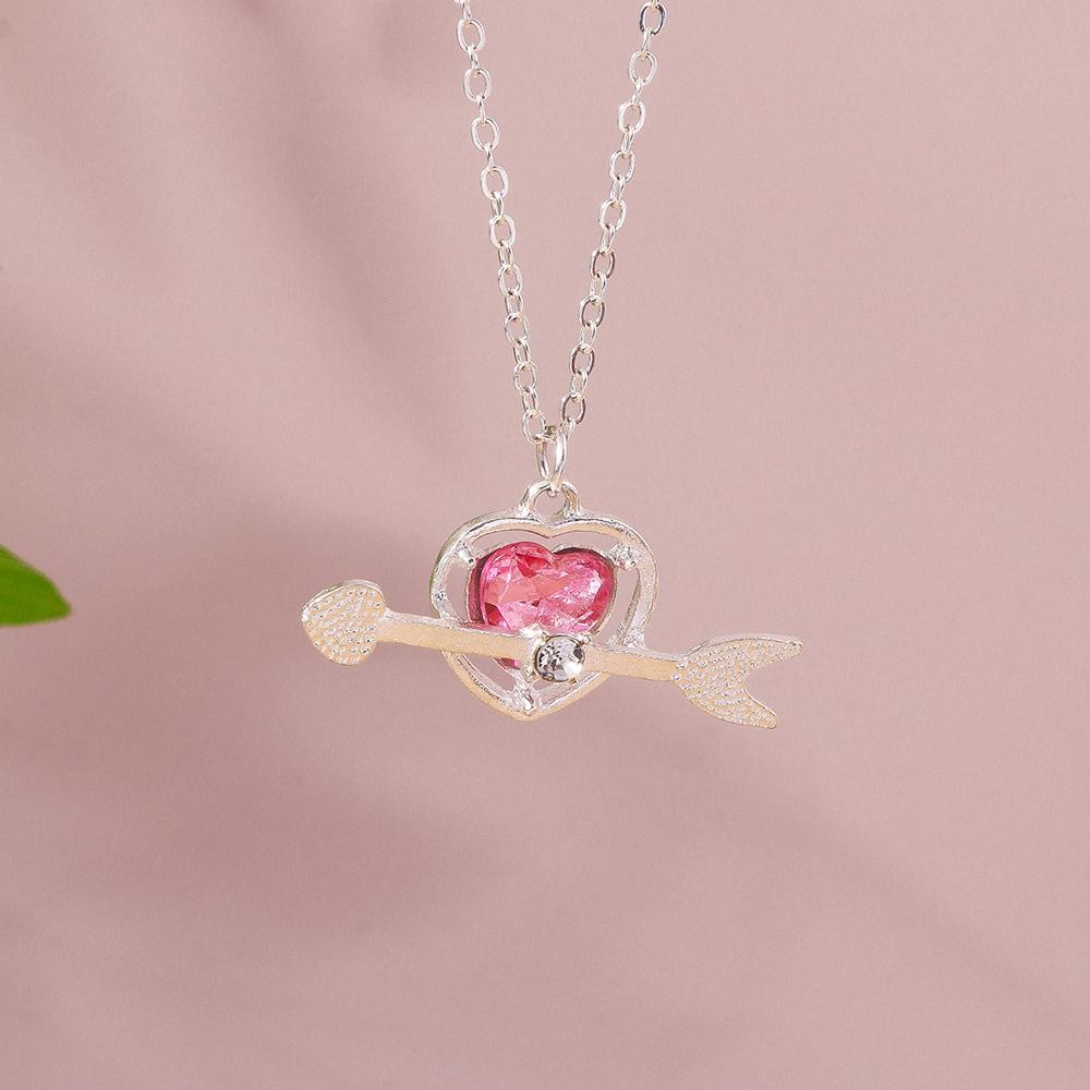Aihua New Fashion Trendy Crystal Pink Zircon Heart Pendant Necklace For Women Girl Sweet Bowknot Necklace Party Jewelry
Aihua New Fashion Trendy Crystal Pink Zircon Heart Pendant Necklace For Women Girl Sweet Bowknot Necklace Party Jewelry
