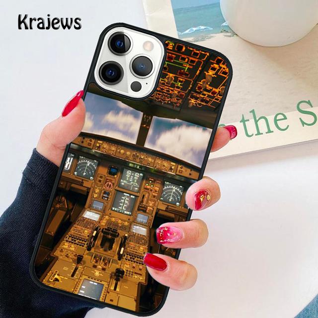 Aircraft Airplane Cockpit soft Phone Case Cover For iPhone 17 Air 16 15 14 plus 12 13 pro max coque Fundas iPhone 13pro
Aircraft Airplane Cockpit soft Phone Case Cover For iPhone 17 Air 16 15 14 plus 12 13 pro max coque Fundas iPhone 13pro