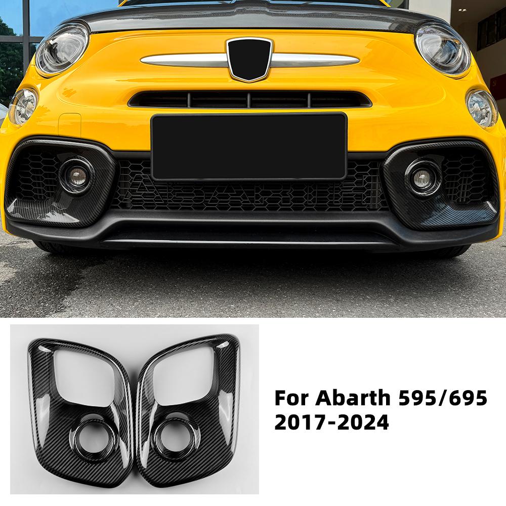 For Abarth 595 695 2017 2018 2019 2020 2021 2022 2023 2024 Real Hard Carbon Fiber Sticker LHD RHD Car Front Fog Lamp Cover 1Pair
For Abarth 595 695 2017 2018 2019 2020 2021 2022 2023 2024 Real Hard Carbon Fiber Sticker LHD RHD Car Front Fog Lamp Cover 1Pair